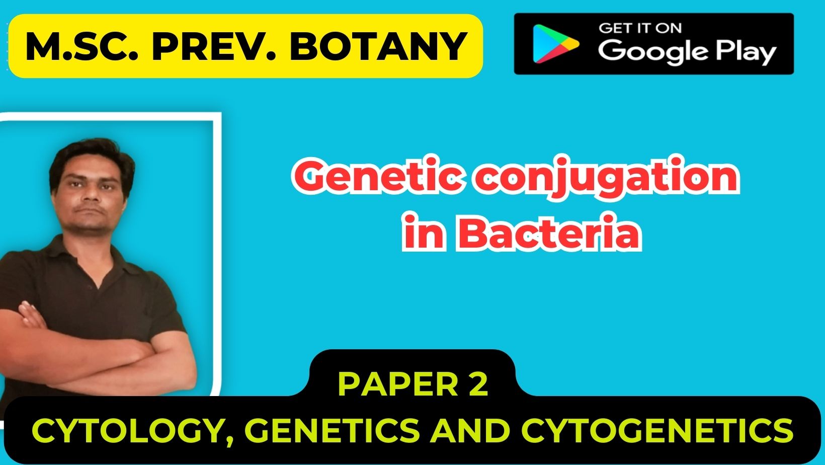 Genetic conjugation in Bacteria