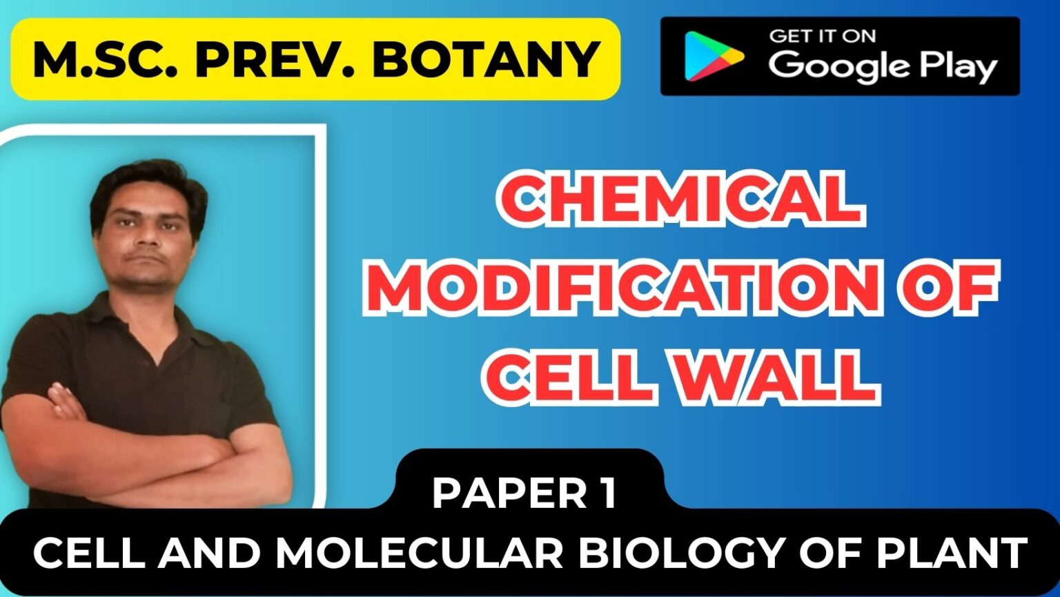 Chemical Modification of Cell Wall