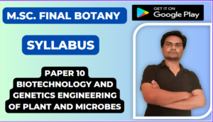 Read more about the article Paper 10 Biotechnology and Genetics Engineering of plant and microbes