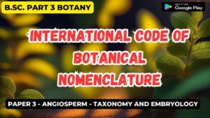 Read more about the article International code of Botanical Nomenclature